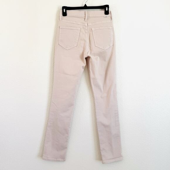 Mother Jeans Women’s The Dazzler Hover in Date Night Pale Peach Straight - Picture 3 of 12